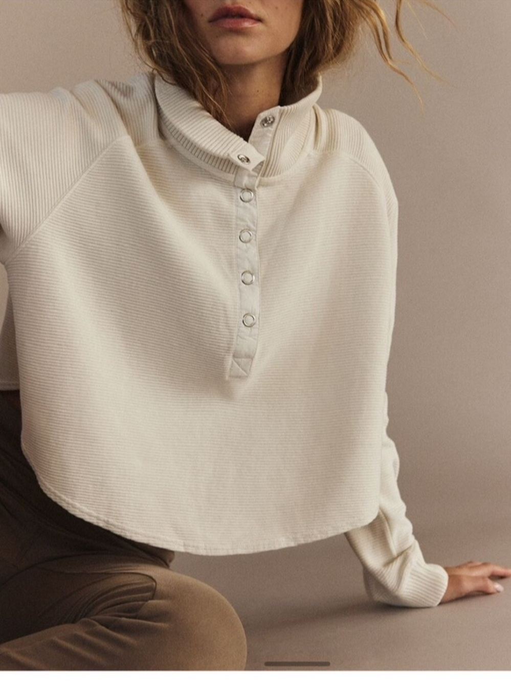 Free People Movement White Henley Style Long Sleeve Oversized Tee
Sz Small - Picture 12 of 14